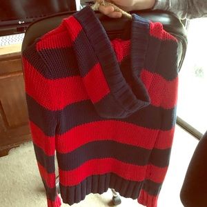 Cute striped heavy knit sweater!!!